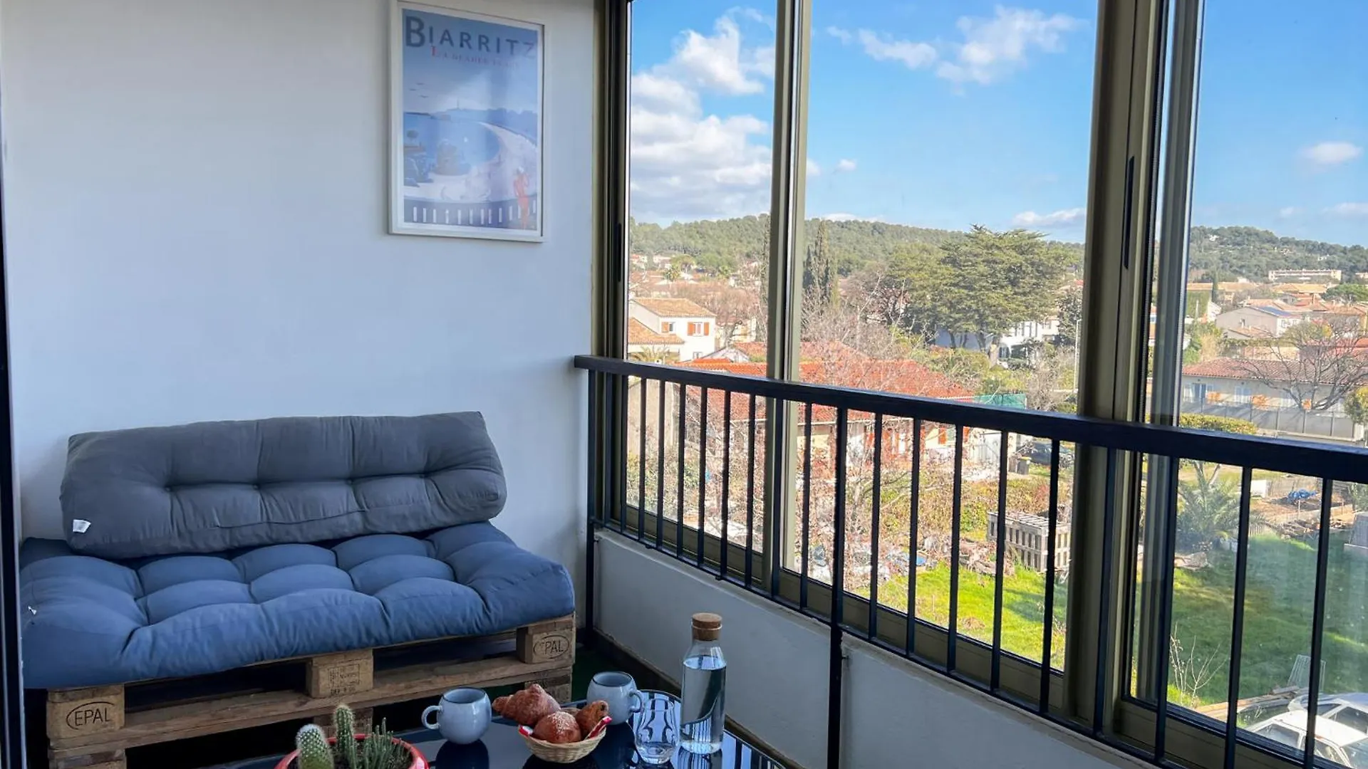 Studio Lumineux 4 Couchages Avec Terrasse A 500M De La Plage, Parking Gratuit سيكس-فور-لو-بلاج